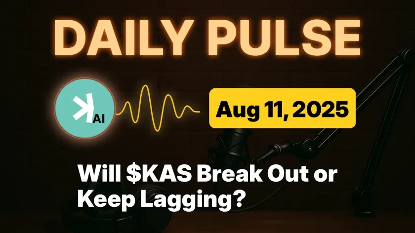 Will $KAS Break Out or Keep Lagging?