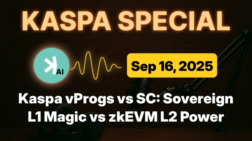 Kaspa vProgs vs Smart Contracts: Sovereign L1 Magic vs zkEVM L2 Power