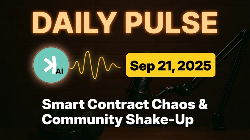 Smart Contract Chaos & Community Shake-Up