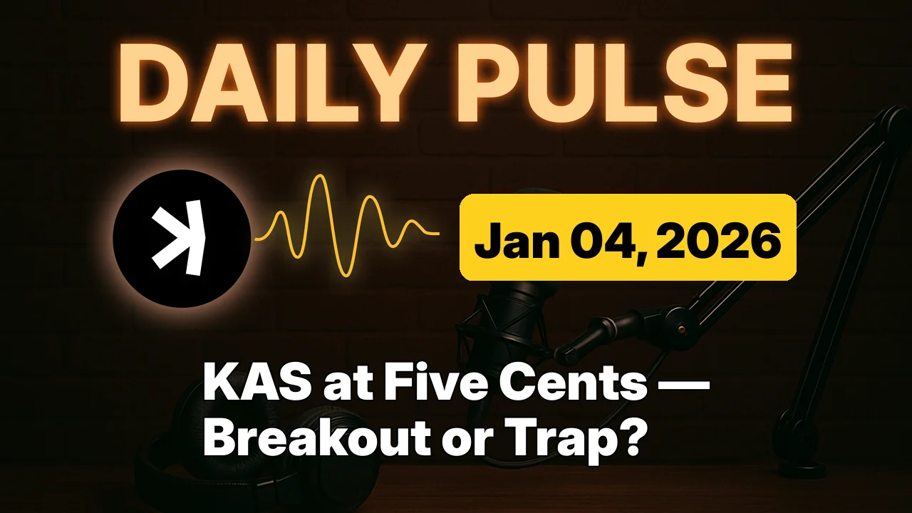 KAS at Five Cents — Breakout or Trap?