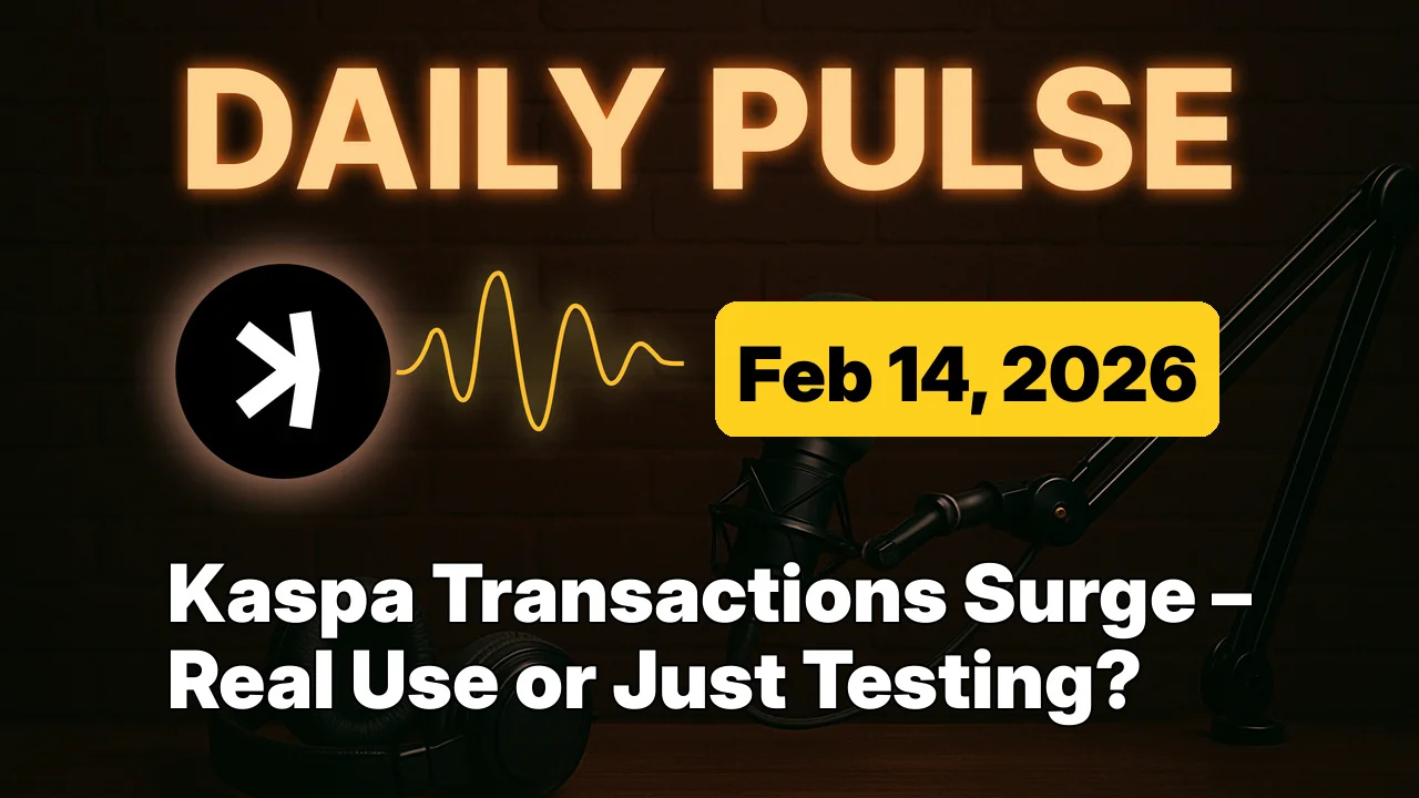 Kaspa Transactions Surge – Real Use or Just Testing?