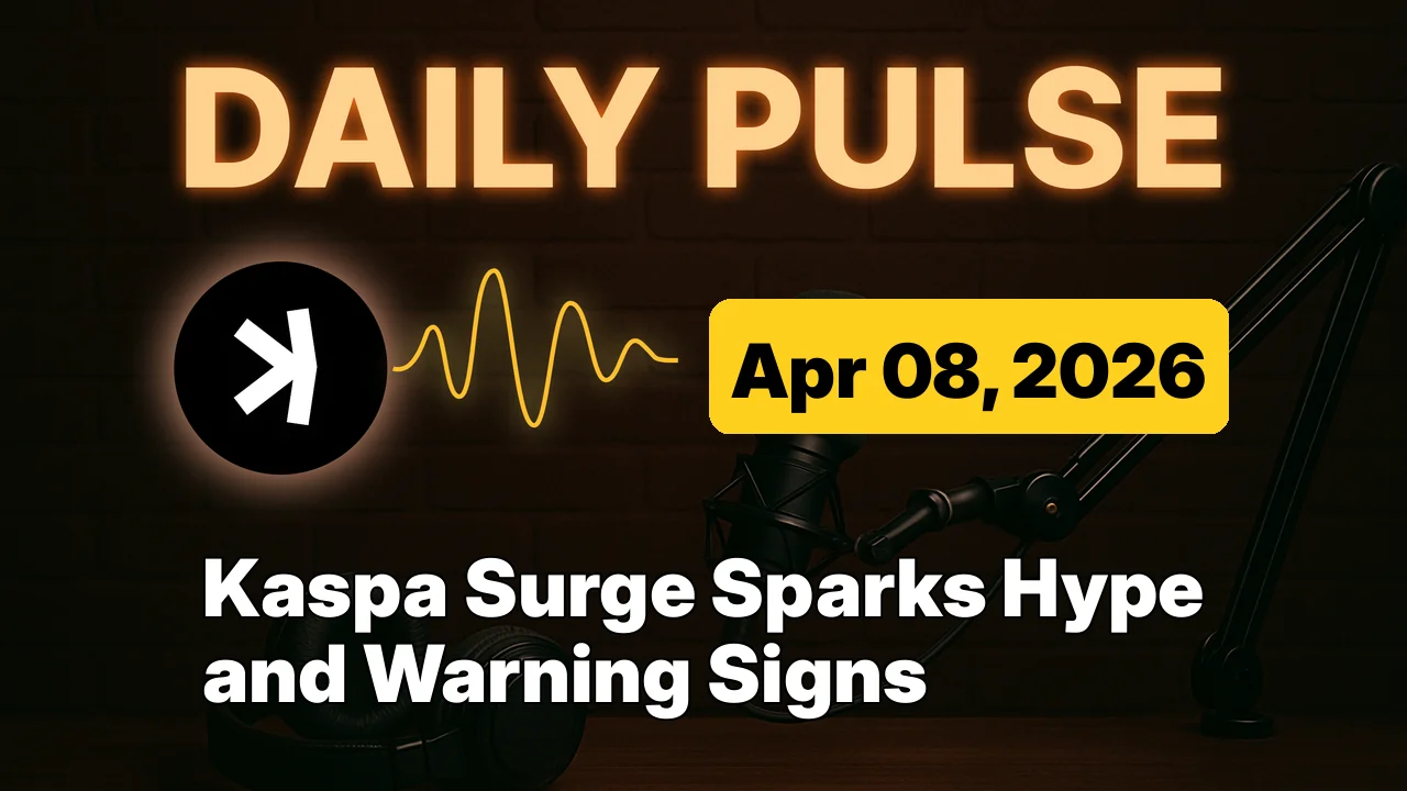Kaspa Surge Sparks Hype and Warning Signs