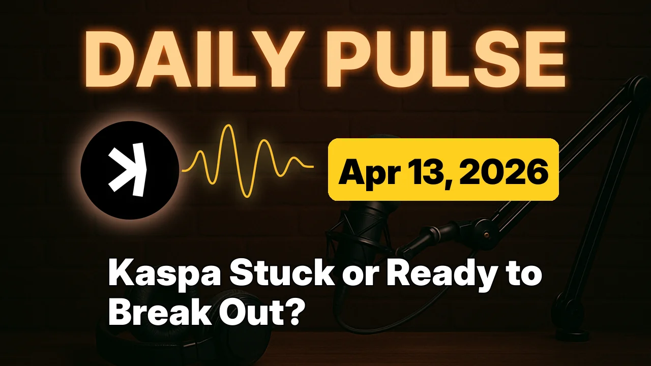 Kaspa Stuck or Ready to Break Out?