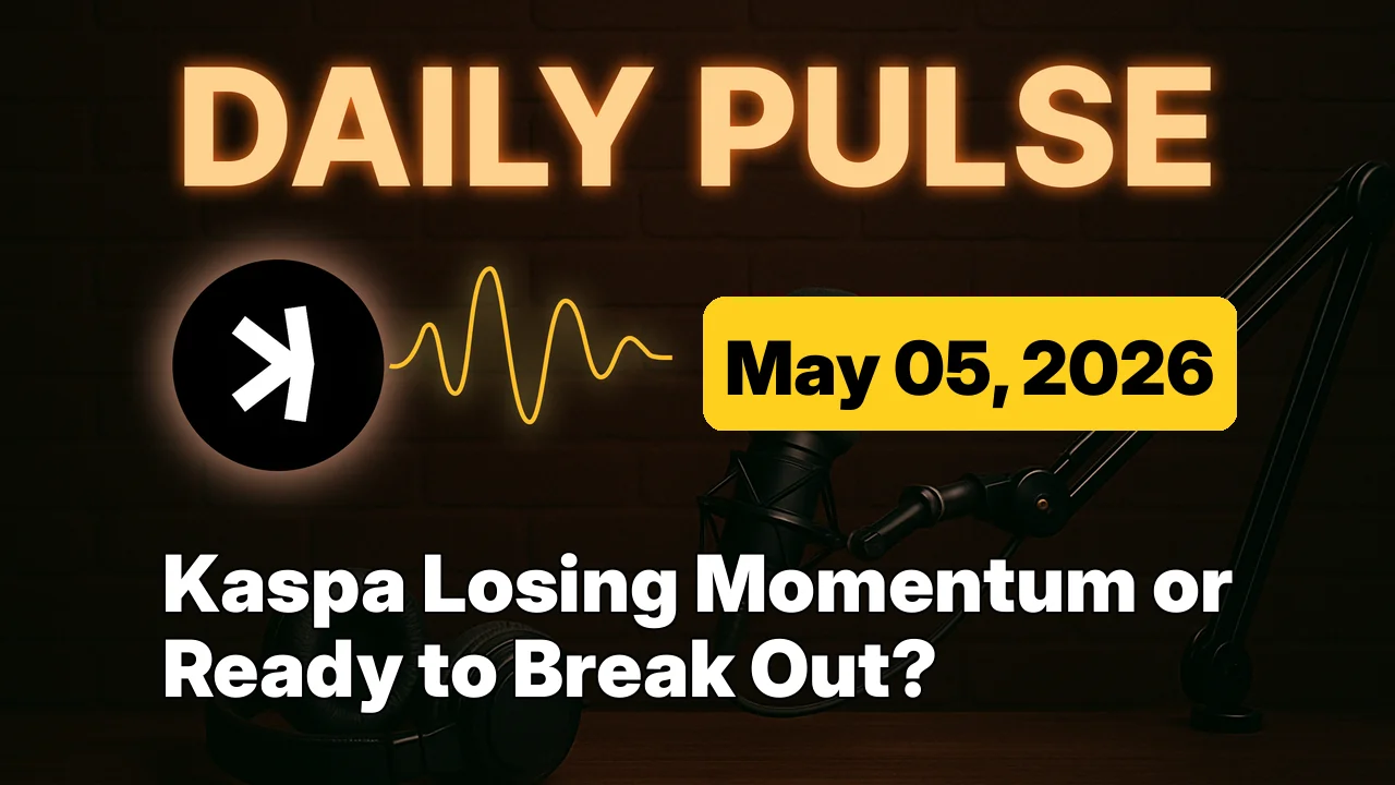 Kaspa Losing Momentum or Ready to Break Out?
