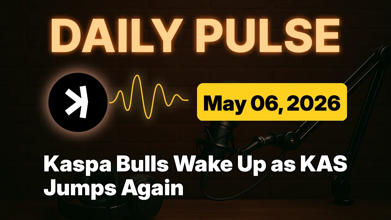 Kaspa Bulls Wake Up as KAS Jumps Again