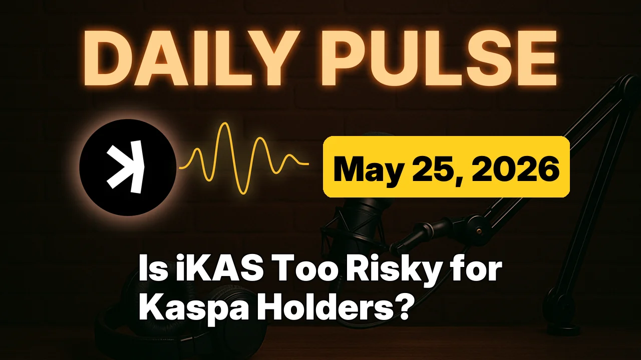 Is iKAS Too Risky for Kaspa Holders?