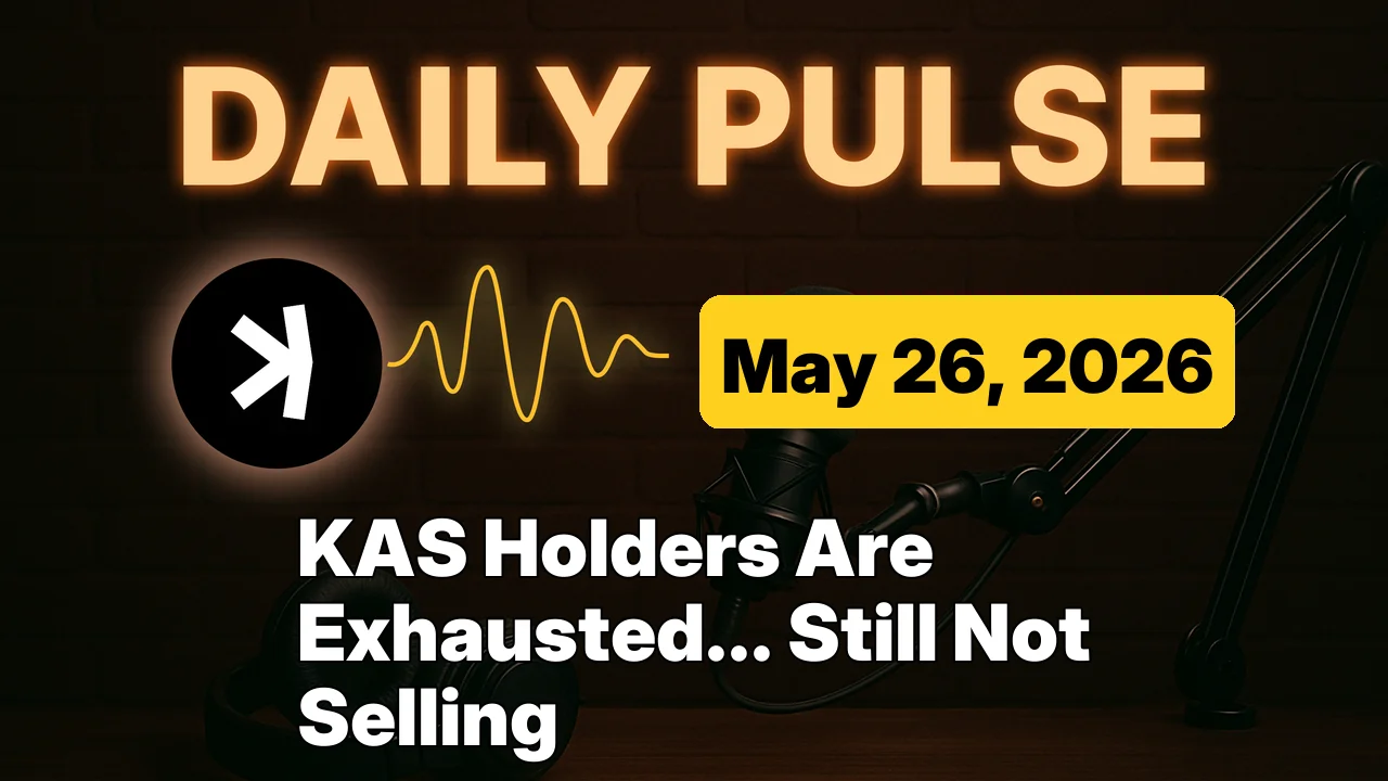 KAS Holders Are Exhausted... Still Not Selling