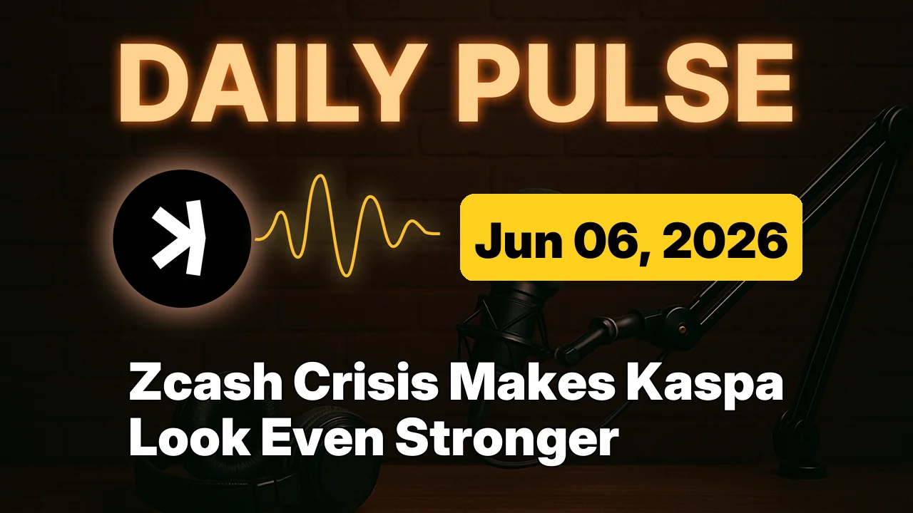 Zcash Crisis Makes Kaspa Look Even Stronger