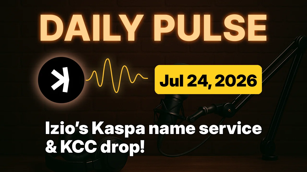 $KAS feels like a stablecoin; builders disagree!