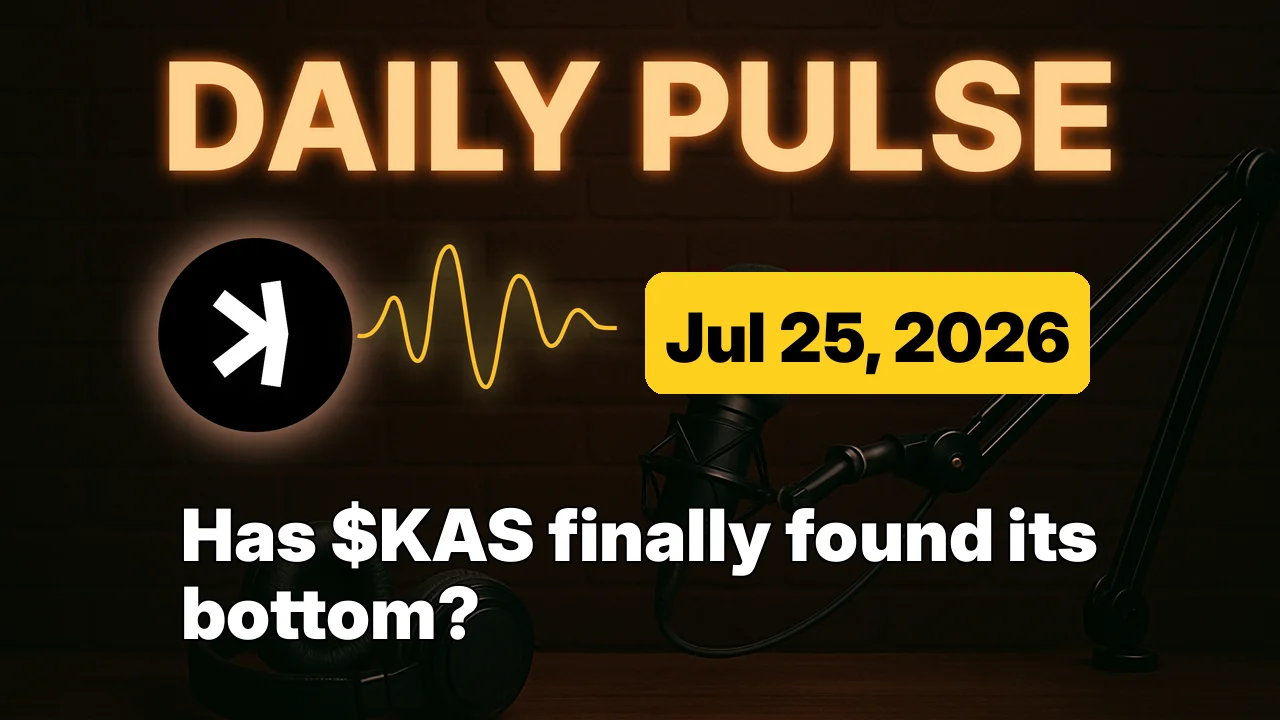 Has $KAS finally found its bottom?