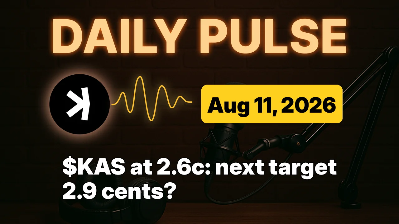 $KAS at 2.6c: next target 2.9 cents?