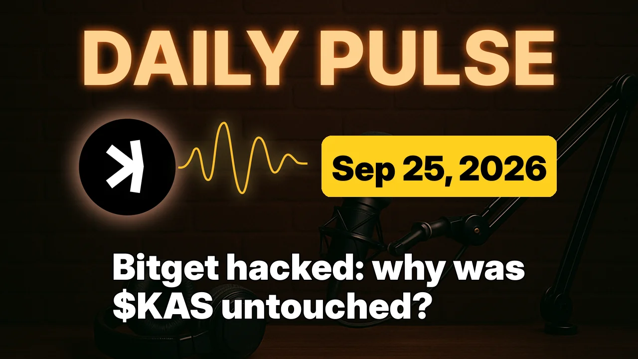 Bitget hacked: why was $KAS untouched?