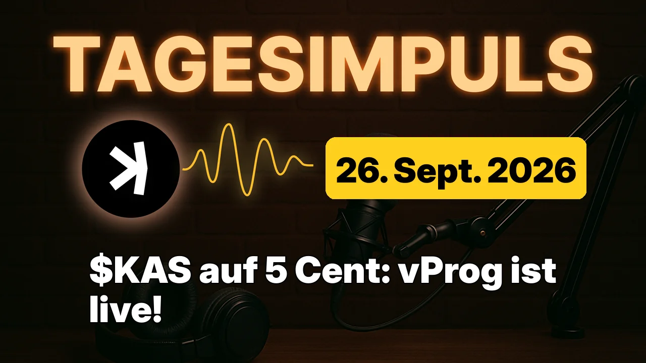 $KAS auf 5 Cent: vProg ist live!
