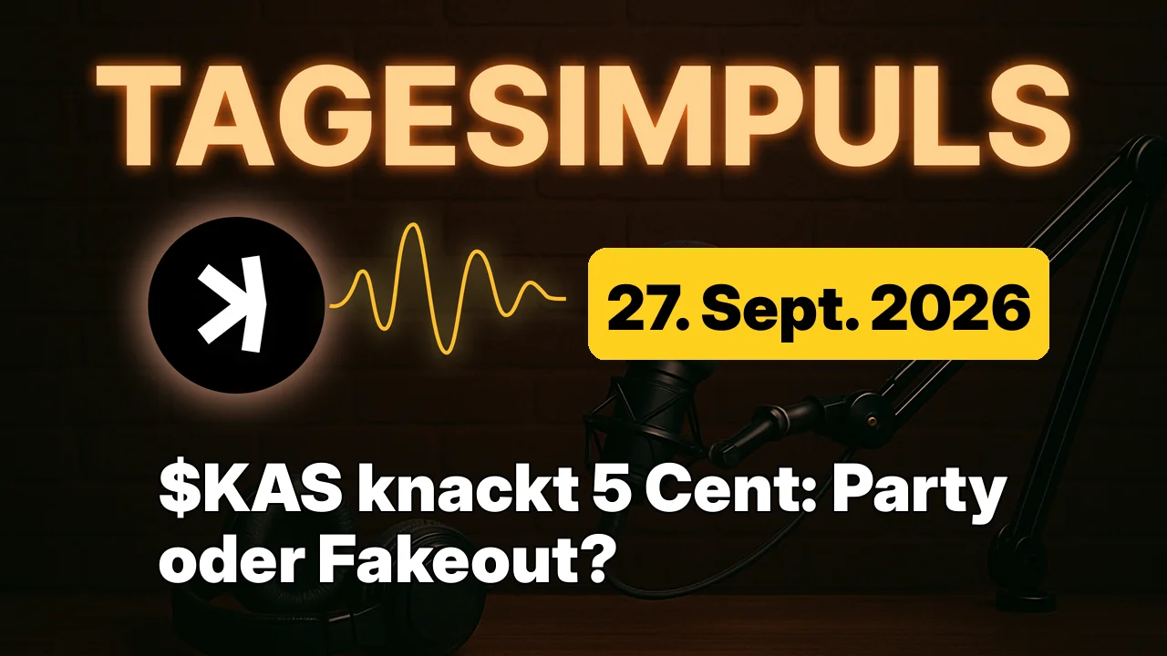 $KAS knackt 5 Cent: Party oder Fakeout?