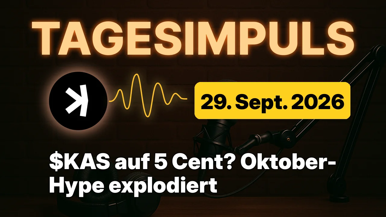 $KAS auf 5 Cent? Oktober-Hype explodiert