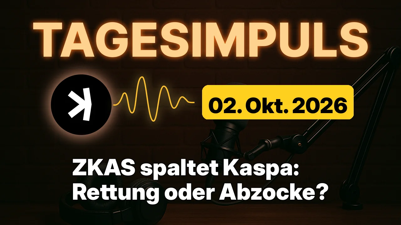 ZKAS spaltet Kaspa: Rettung oder Abzocke?