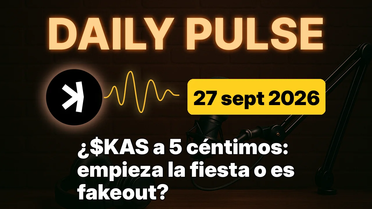 ¿$KAS a 5 céntimos: empieza la fiesta o es fakeout?