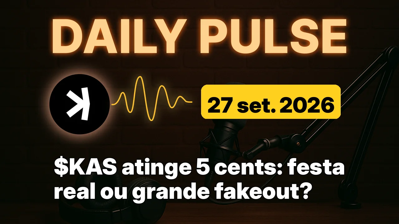 $KAS atinge 5 cents: festa real ou grande fakeout?