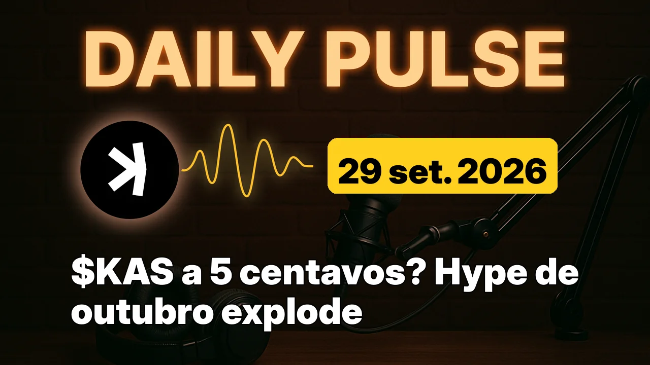 $KAS a 5 centavos? Hype de outubro explode