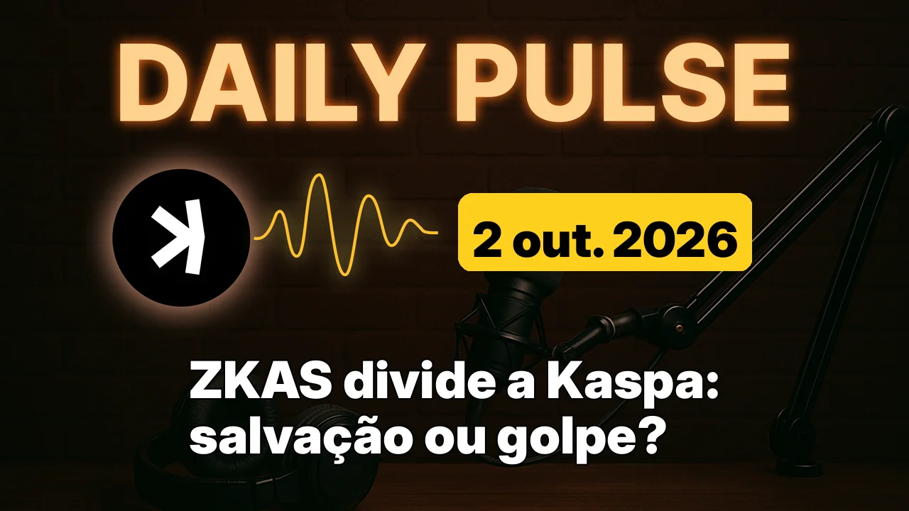 ZKAS divide a Kaspa: salvação ou golpe?