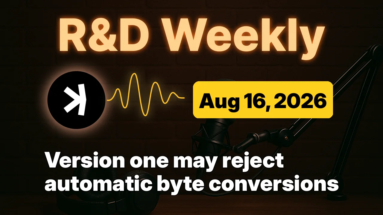Kaspa R&D Weekly: An Argent sync reached review, but SilverScript v1 may favor strictness over convenience