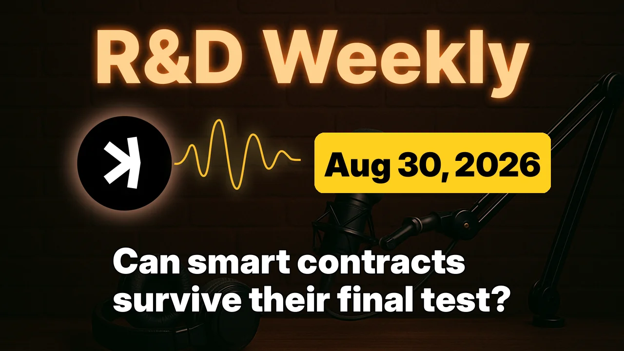 Kaspa R&D Weekly: Silverscript reached v1 release candidate, but its hardest test starts now