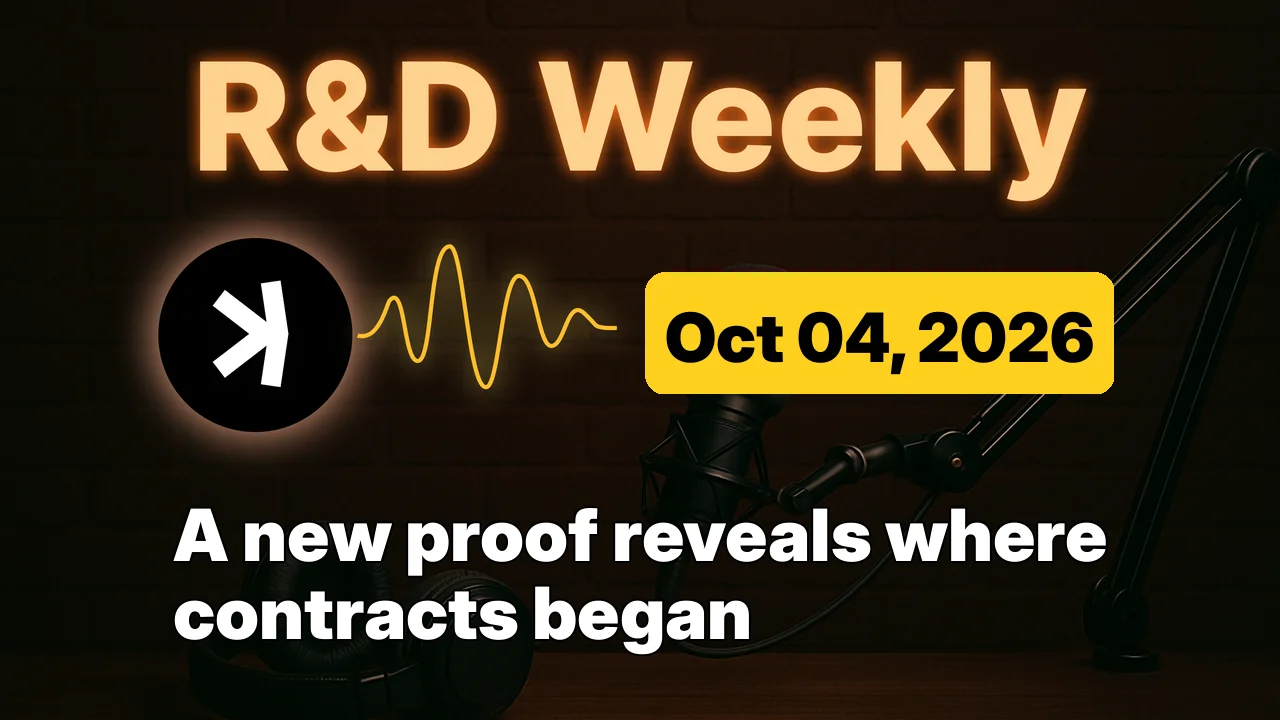Kaspa R&D Weekly: Argent adds contract origin proofs, making on-chain apps easier to audit
